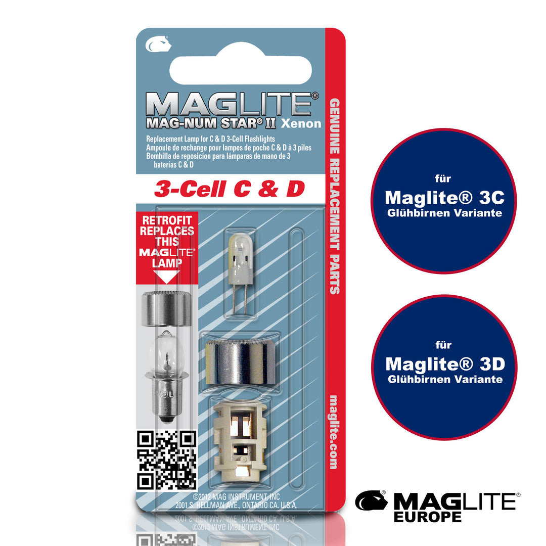 Ersatzglühbirne Maglite® 3C & 3D