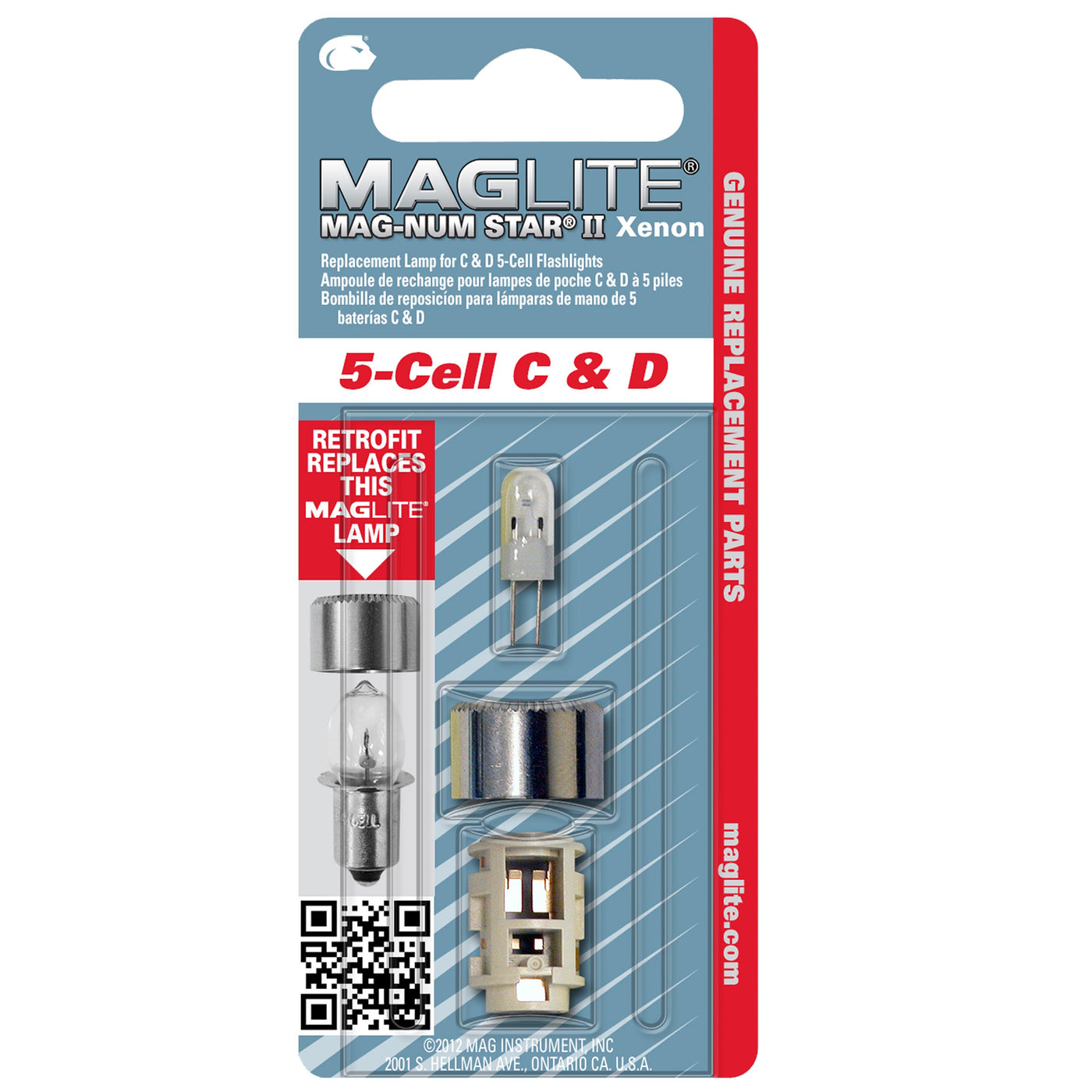 Ersatzglühbirne Maglite® 5C & 5D