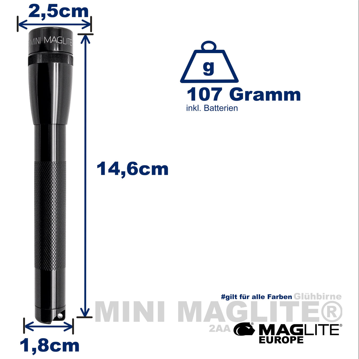 Mini Maglite® AA Incandescent