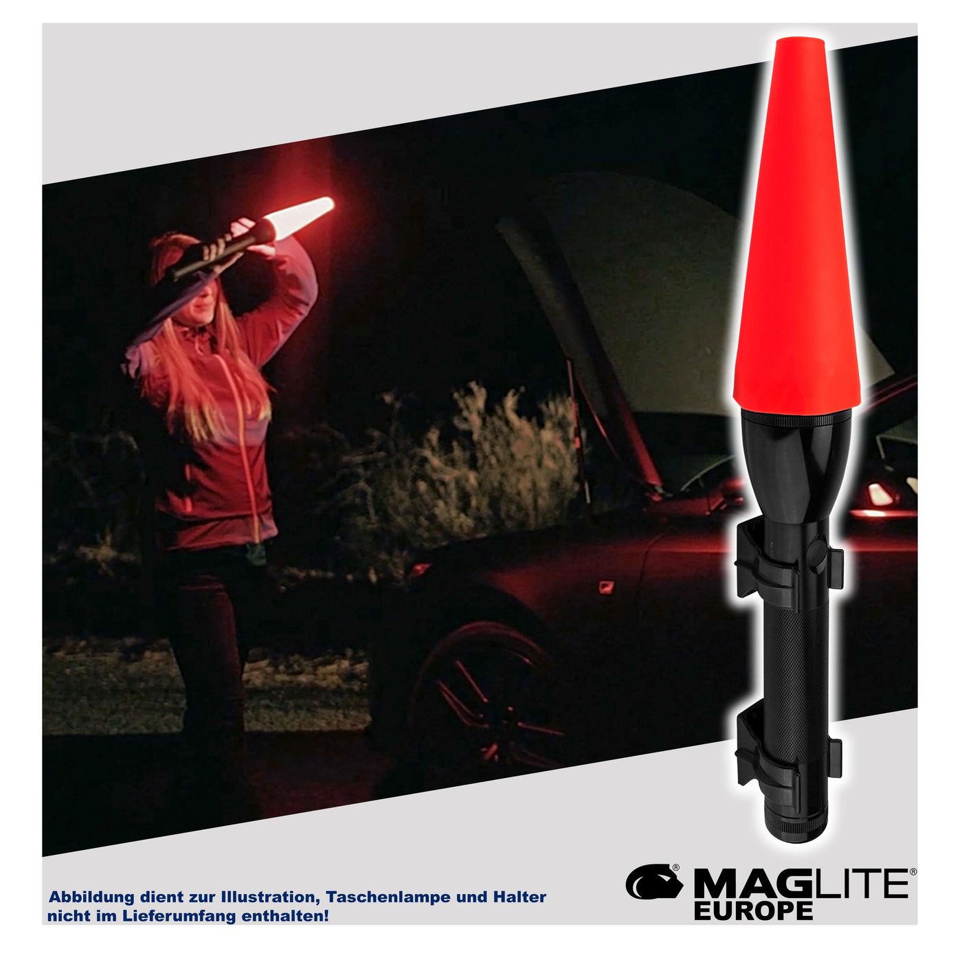 Signal attachment Maglite® D cell (kit)