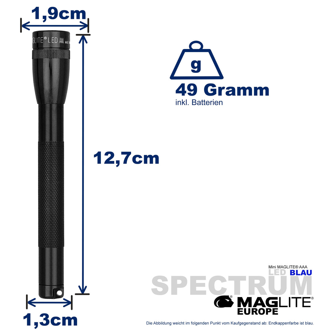 Maglite® Spectrum Series™ with blue LED