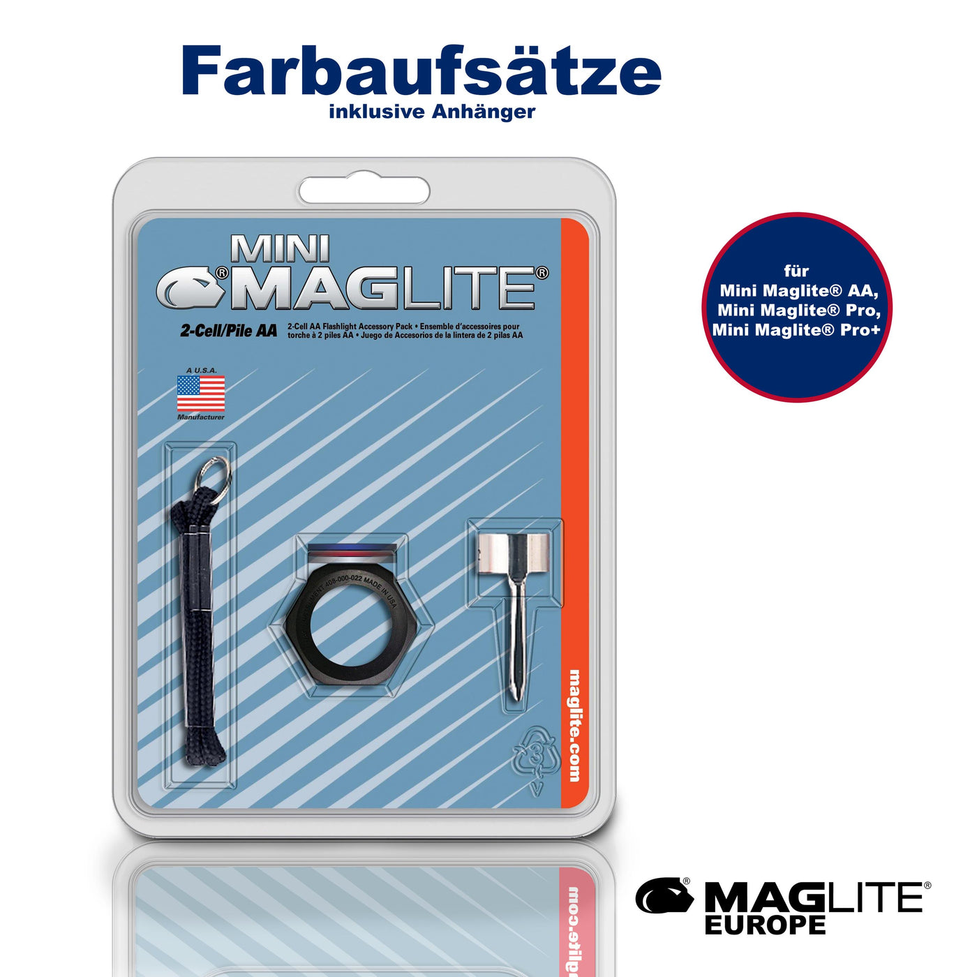 Accessory pack for Mini Maglite® AA