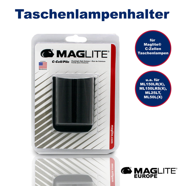Belt clip for Maglite® C cell flashlights